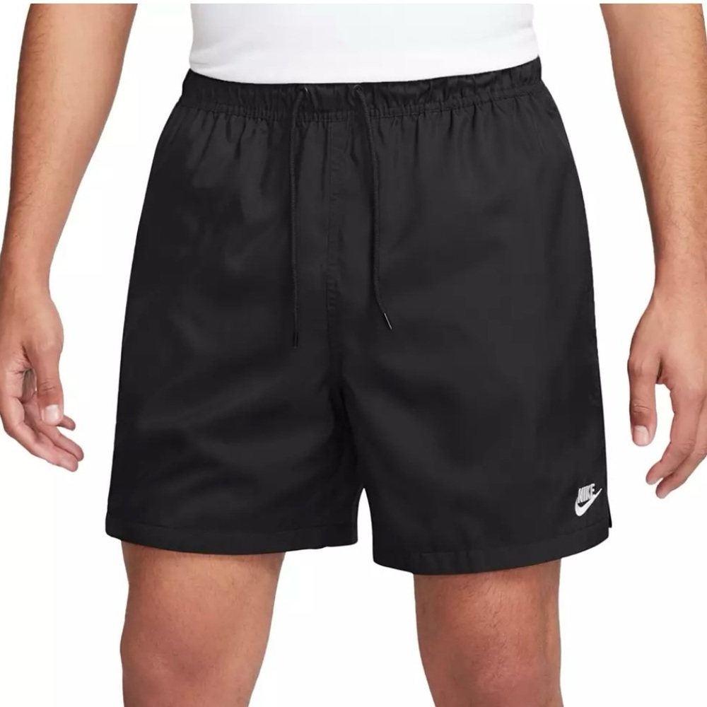 Nike men’s black 6” woven flow Sports Shorts Sz L